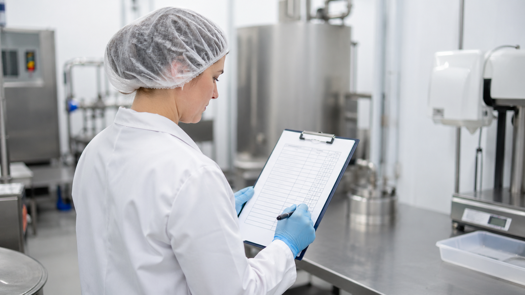 técnica analisando ficha de conformidades